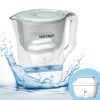 Vortopt Water Filter Pitcher - 15-Cup Water Purifier Pitcher for Improved Tap Water Taste, Reduces Chlorine and Lead, 3 Months Lifetime, BPA Free,L1-Y